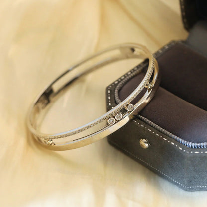 [Cadisa]Move Romane Diamond Bangle Bracelet