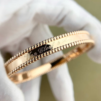 [Cadisa]CLOVER PERLEE BRACELET SIGNATURE ENGRAVING SERIES