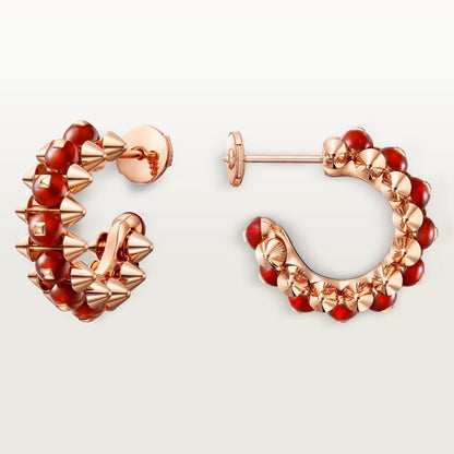 [Gaonasi Jewelry]CLASH 7.9MM AGATE CHALCEDONY EARRINGS