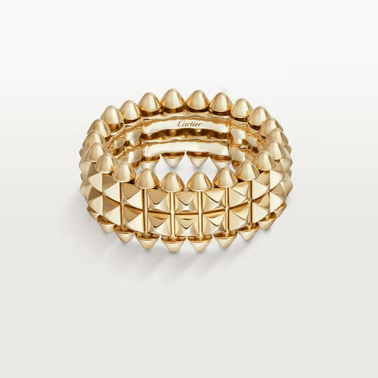 [Gaonasi Jewelry]CLASH 9.2MM DOUBLE ROW RING