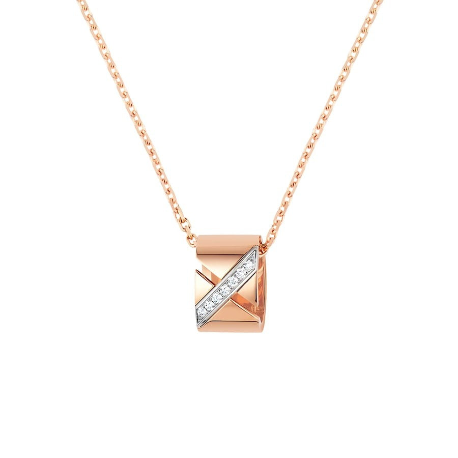 [Gaonasi]LIENS EVIDENCE DIAMOND NECKLACE