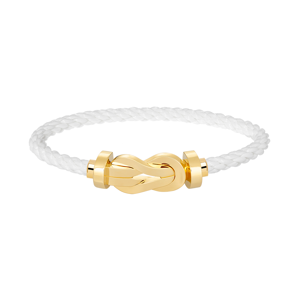 [Gaonasi]CHANCE LARGE 8 FIGURE BUCKLE NO DIAMOND BRACELET GOLD