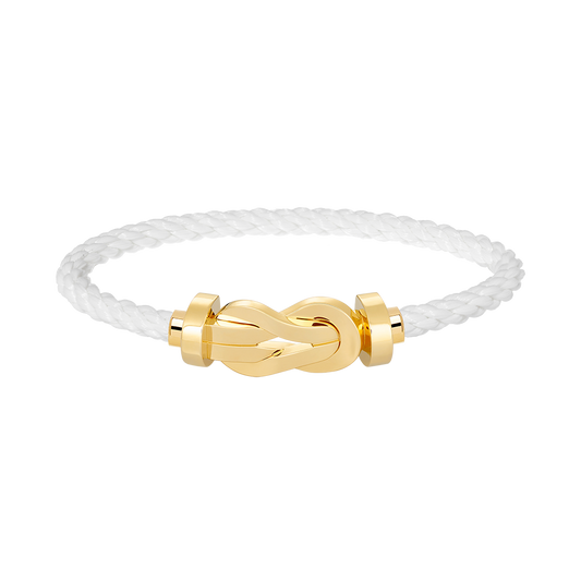 [Gaonasi]CHANCE LARGE 8 FIGURE BUCKLE NO DIAMOND BRACELET GOLD