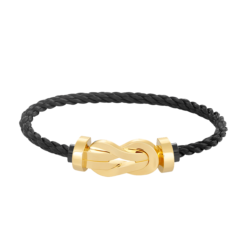 [Gaonasi]CHANCE LARGE 8 FIGURE BUCKLE NO DIAMOND BRACELET GOLD
