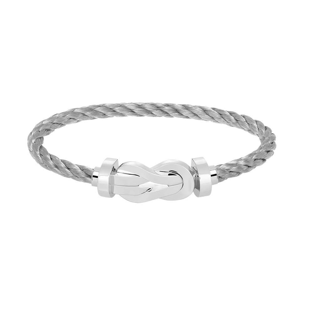 [Gaonasi]CHANCE LARGE 8 FIGURE BUCKLE NO DIAMOND BRACELET SILVER