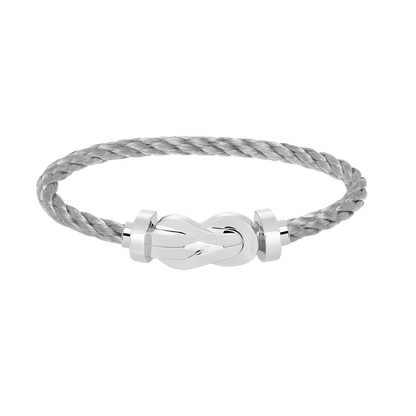[Gaonasi]CHANCE LARGE 8 FIGURE BUCKLE NO DIAMOND BRACELET SILVER