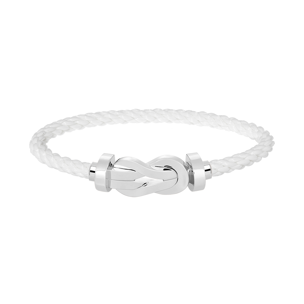 [Gaonasi]CHANCE LARGE 8 FIGURE BUCKLE NO DIAMOND BRACELET SILVER