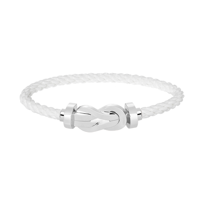 [Gaonasi]CHANCE LARGE 8 FIGURE BUCKLE NO DIAMOND BRACELET SILVER