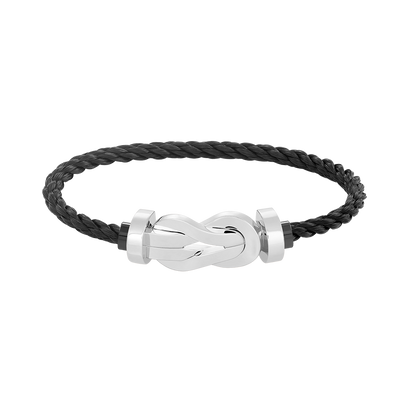 [Gaonasi]CHANCE LARGE 8 FIGURE BUCKLE NO DIAMOND BRACELET SILVER