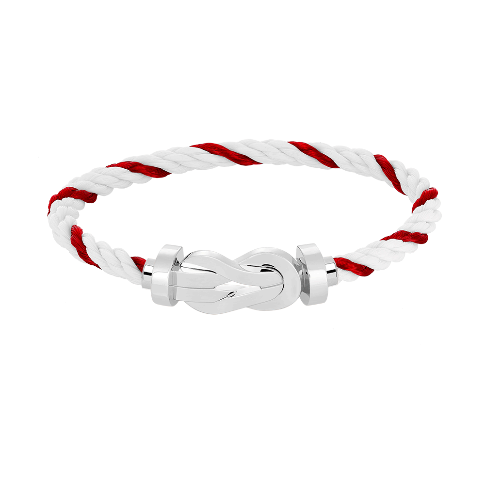 [Gaonasi]CHANCE LARGE 8 FIGURE BUCKLE NO DIAMOND BRACELET SILVER
