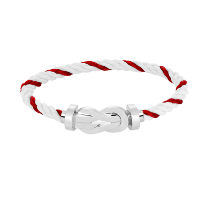 [Gaonasi]CHANCE LARGE 8 FIGURE BUCKLE NO DIAMOND BRACELET SILVER