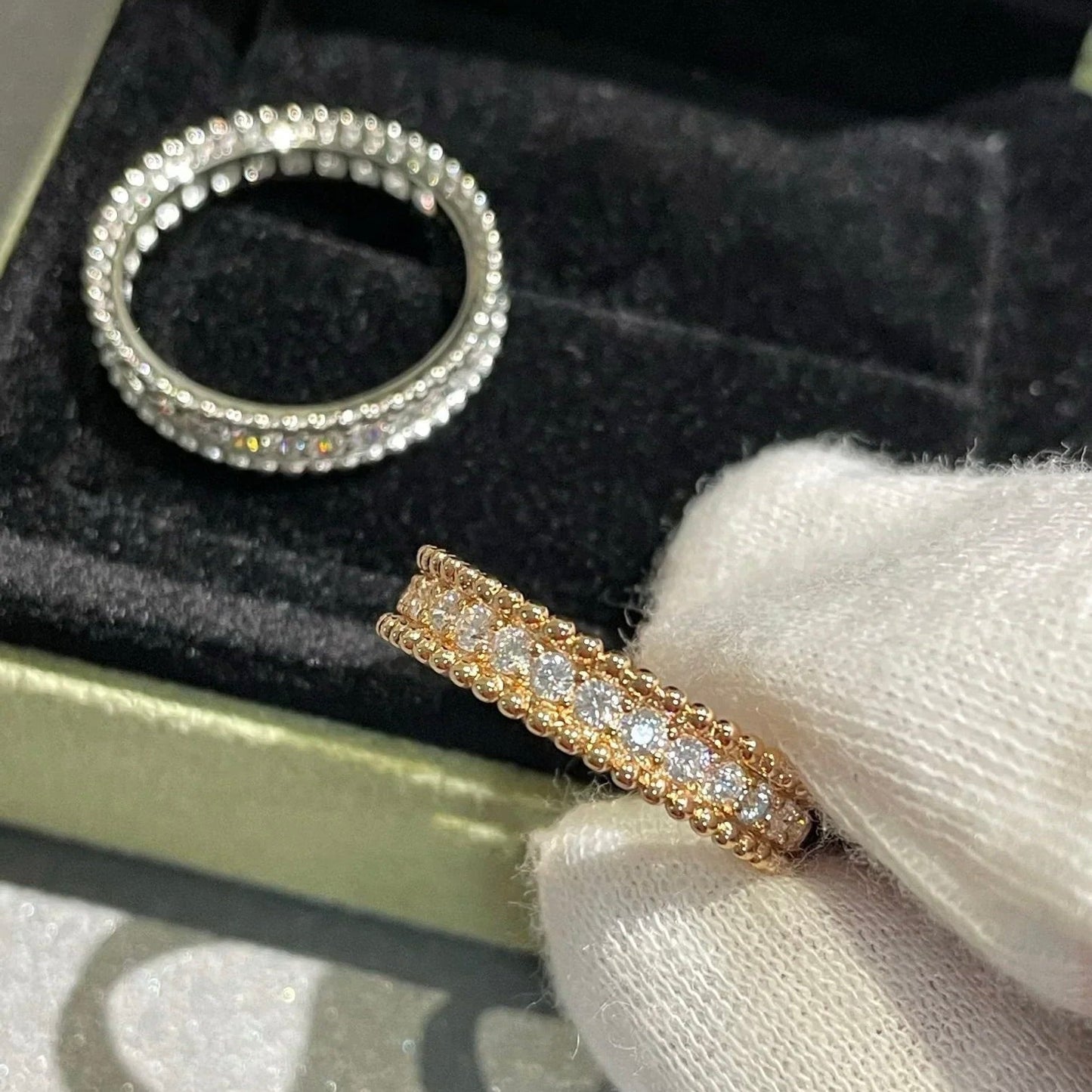 [Gaonasi]PERLEE DIAMOND SILVER RING