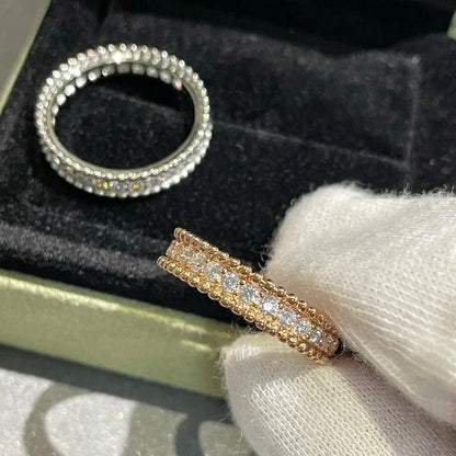 [Gaonasi]PERLEE DIAMOND ROSE GOLD RING