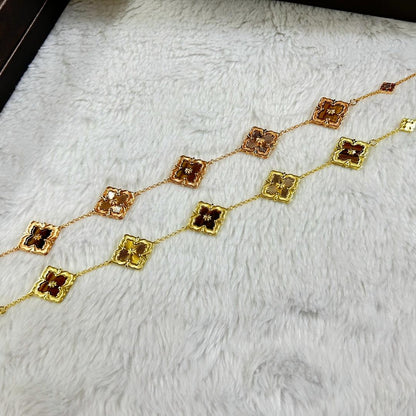[Cadisa JEWELRY] OPERA 5 MOTIFS TULLE ENAMEL BRACELET