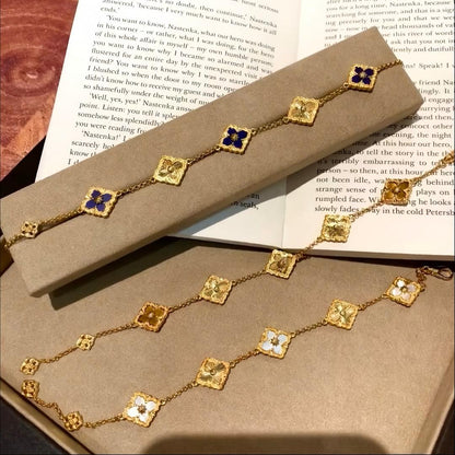 [Cadisa JEWELRY] OPERA 5 MOTIFS TULLE ENAMEL BRACELET