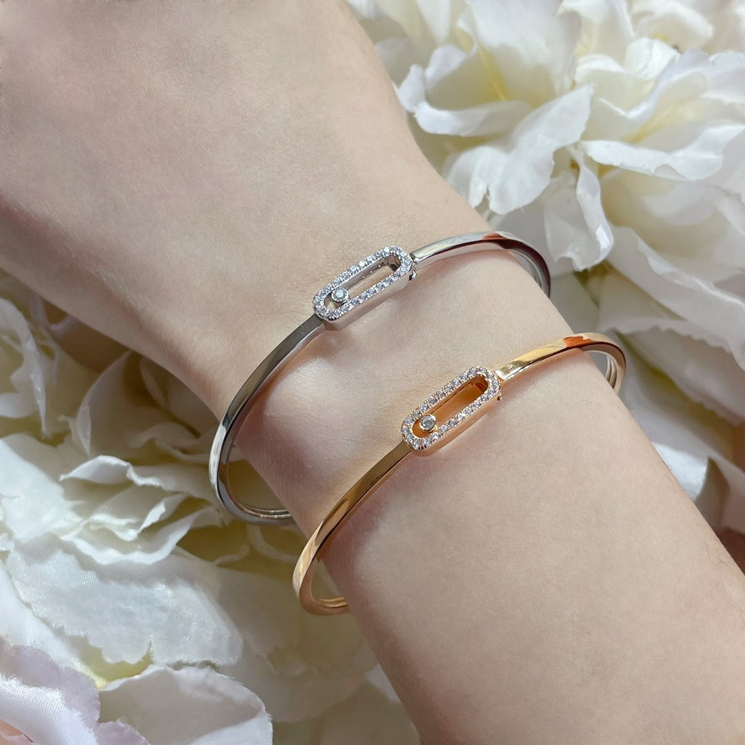 [Cadisa]Move Uno pavé flex bangle medium