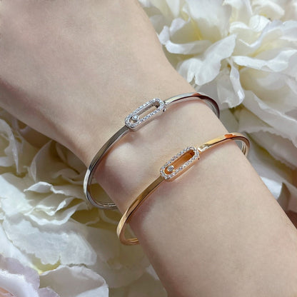 [Cadisa]Move Uno pavé flex bangle medium