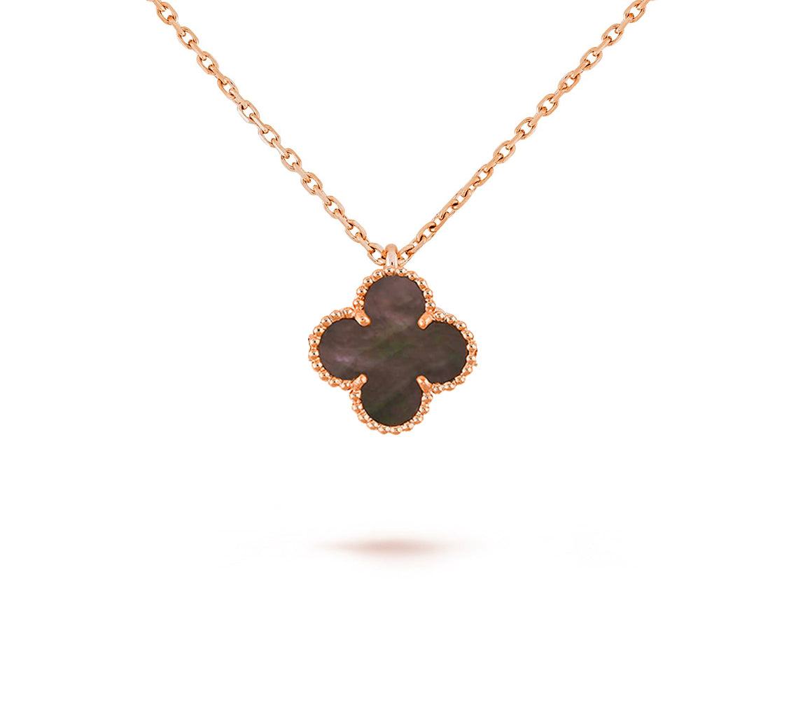 [Gaonasi]CLOVER MINI 9.5MM CARNELIANS NECKLACE COLLECTION
