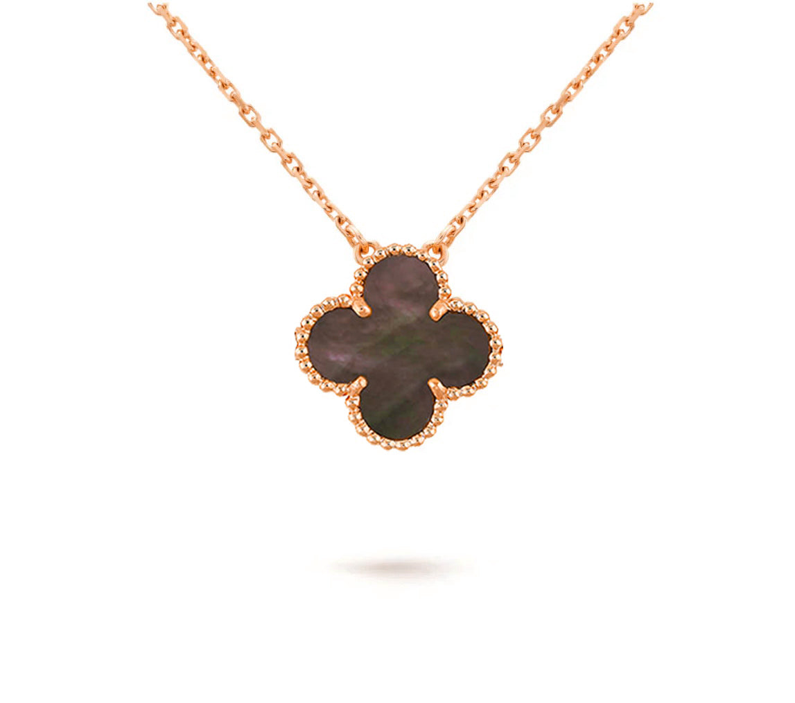 [Gaonasi]CLOVER 15MM SINGLE FLOWER NECKLACE COLLECTION