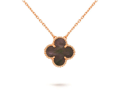 [Gaonasi]CLOVER 15MM SINGLE FLOWER NECKLACE COLLECTION