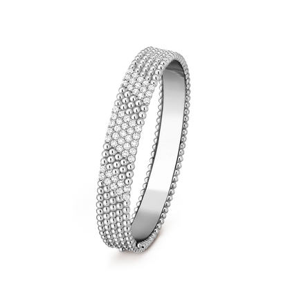 [GAONASI]  FIVE-ROW DIAMOND BRACELET