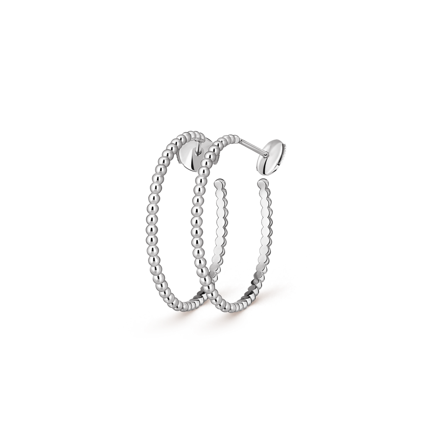 [GAONASI] SMOOTH BEAD STUD EARRINGS
