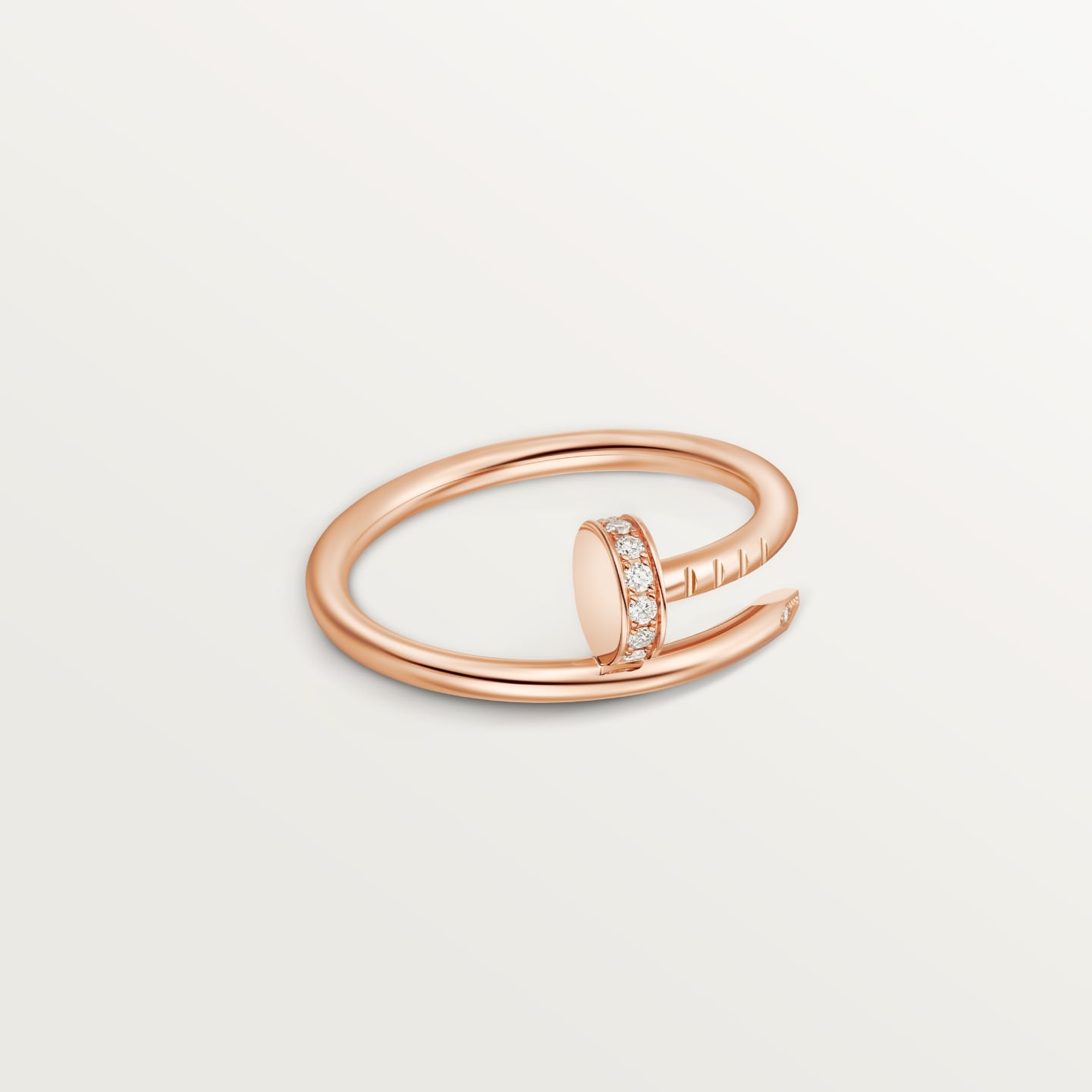 [Gaonasi Jewelry]JUSTE 1.8MM HALF DIAMOND RING
