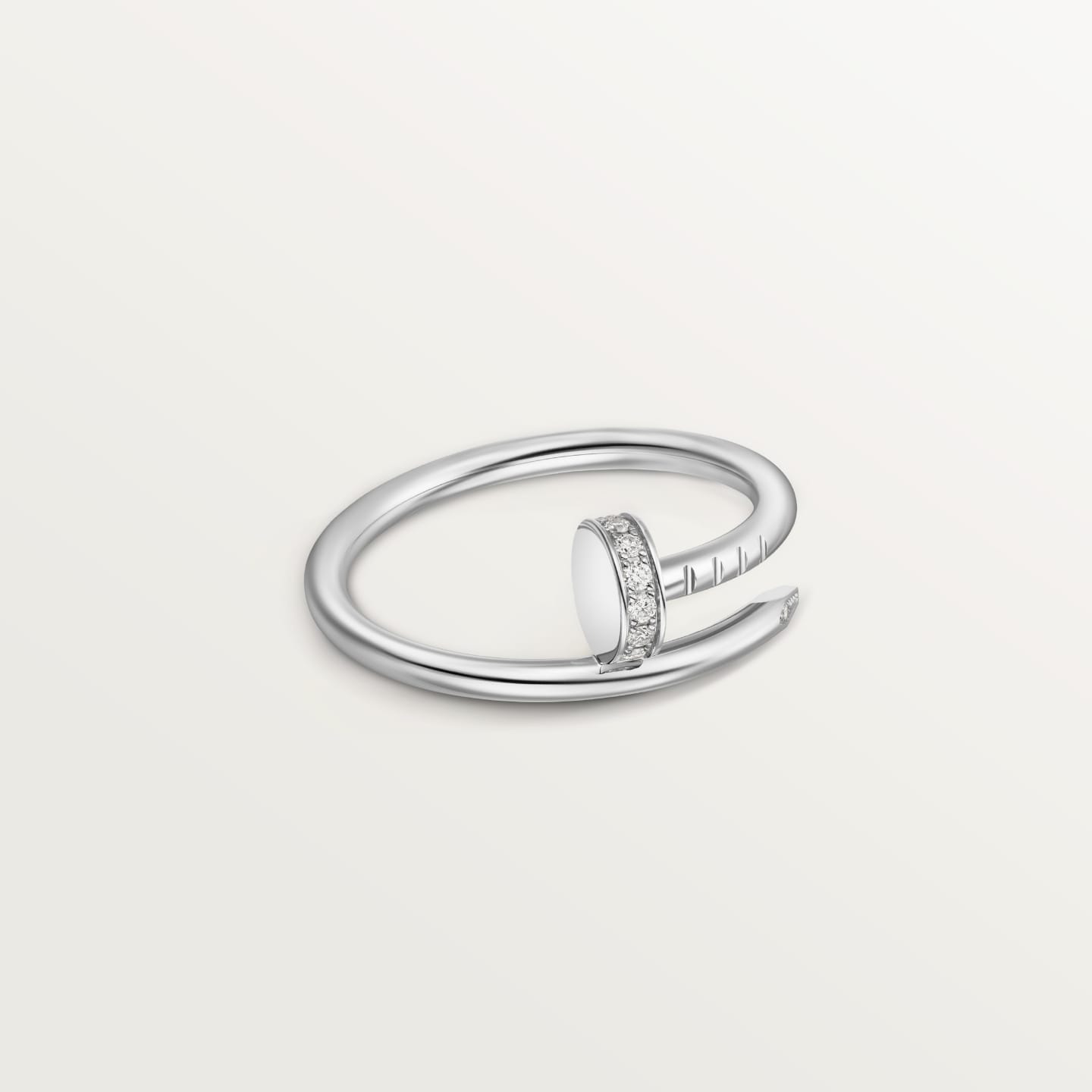 [Gaonasi Jewelry]JUSTE 1.8MM HALF DIAMOND RING