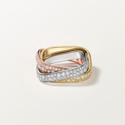 [Gaonasi Jewelry]TRINITY 3.5MM CUSHION RING COLLECTION