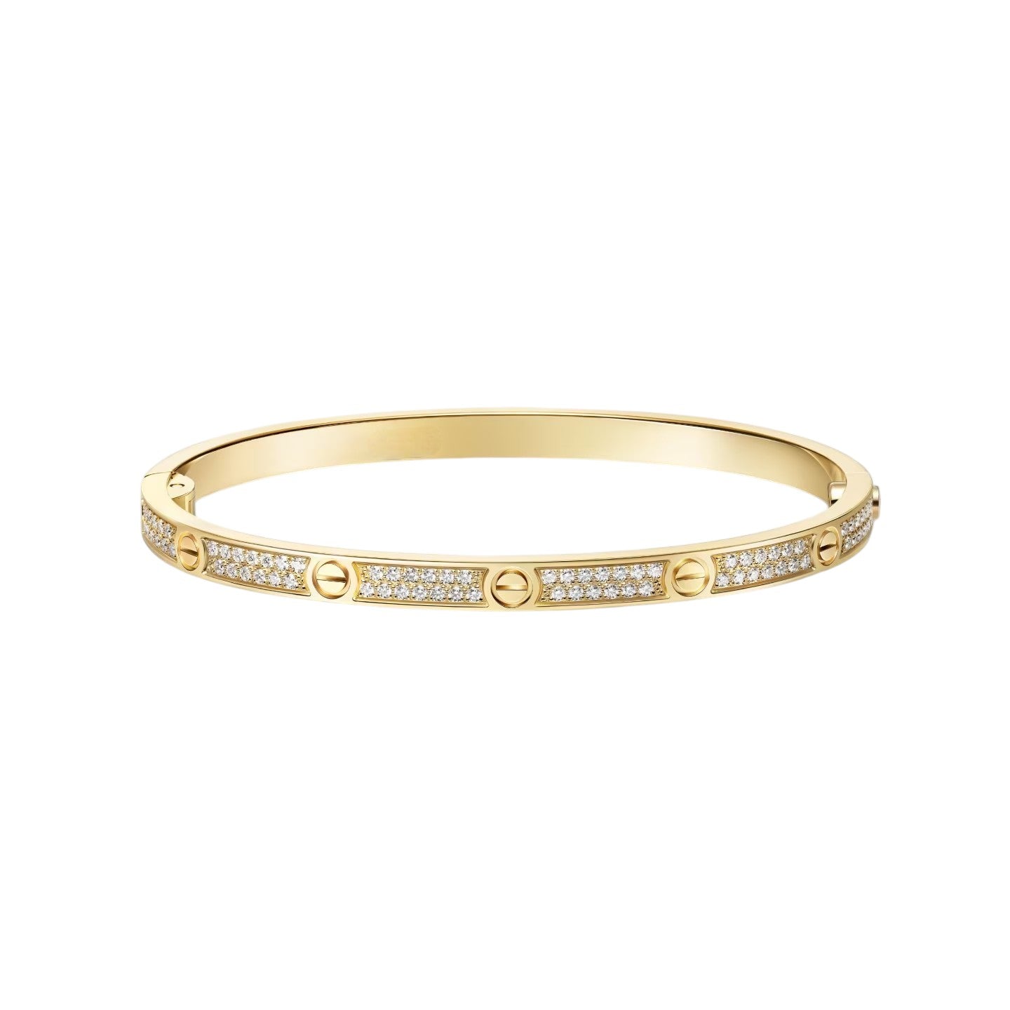 [Gaonasi Jewelry]LOVE BRACELET 3.65MM DIAMOND-PAVED