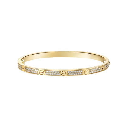 [Gaonasi Jewelry]LOVE BRACELET 3.65MM DIAMOND-PAVED