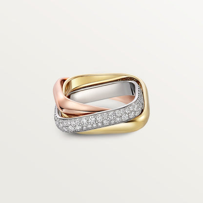 [Gaonasi Jewelry]TRINITY 3.5MM CUSHION RING COLLECTION