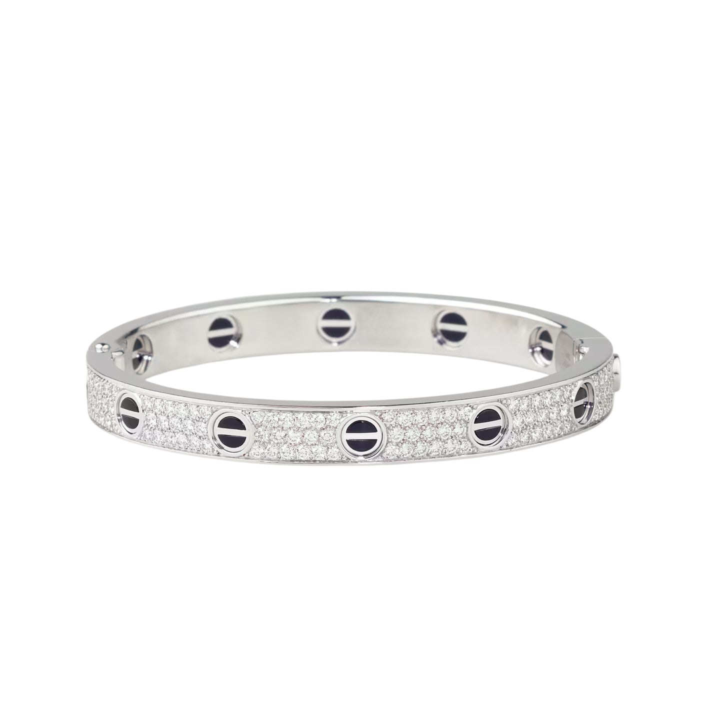 [Gaonasi Jewelry]LOVE BRACELET 6.1MM DIAMOND-PAVED CERAMIC