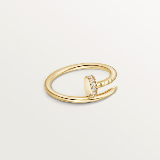 [Gaonasi Jewelry]JUSTE 1.8MM HALF DIAMOND RING