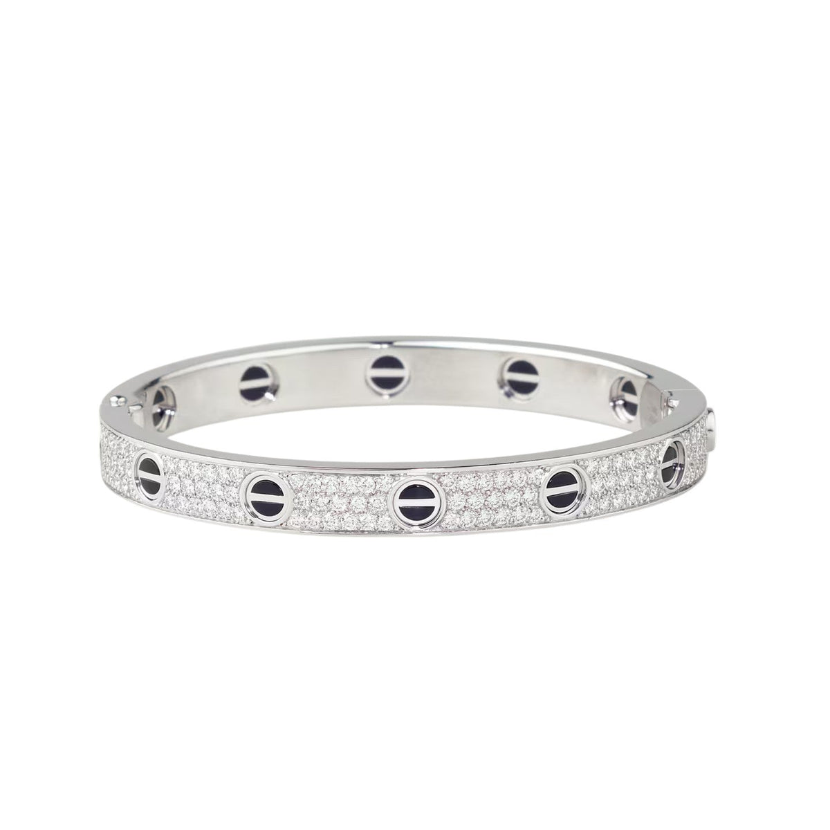 [Cadisa] LOVE BRACELET 6.1MM DIAMOND-PAVED CERAMIC