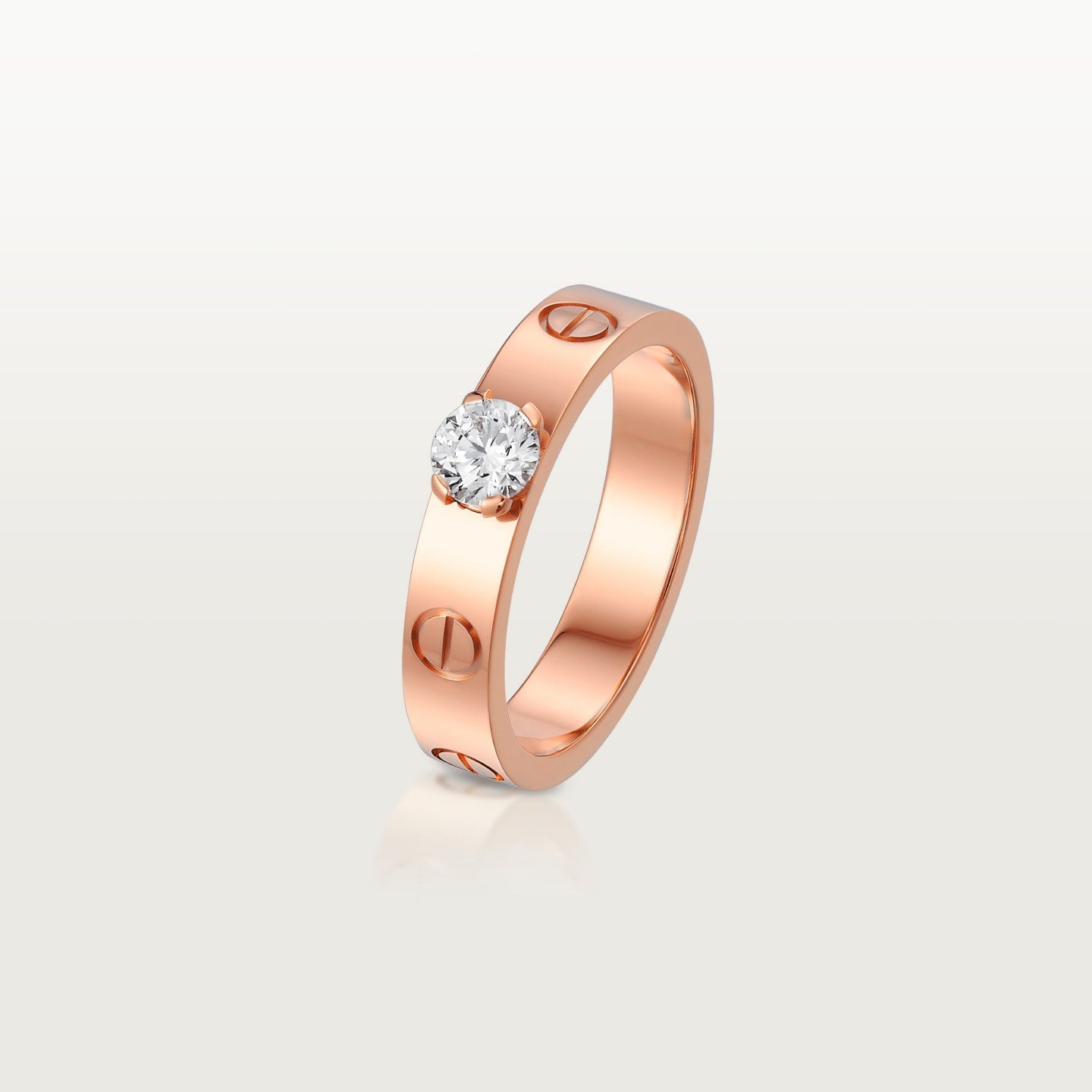 [Gaonasi Jewelry]LOVE RING 3.6MM 1 BIG DIAMOND