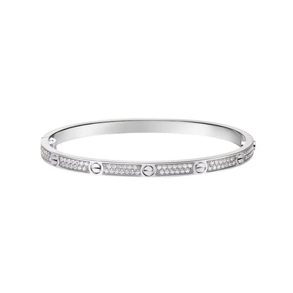 [Gaonasi Jewelry]LOVE BRACELET 3.65MM DIAMOND-PAVED
