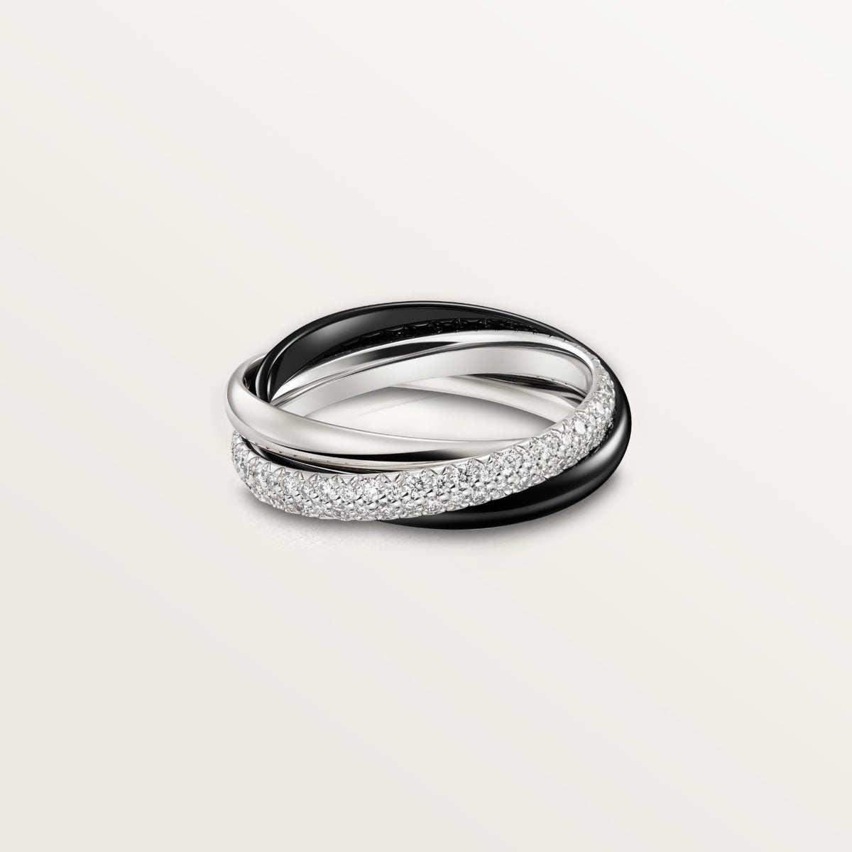 [Cadisa] TRINITY 3.2MM RING BLACK CERAMIC