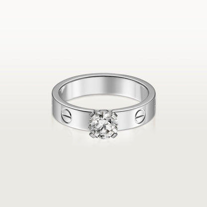 [Gaonasi Jewelry]LOVE RING 3.6MM 1 BIG DIAMOND