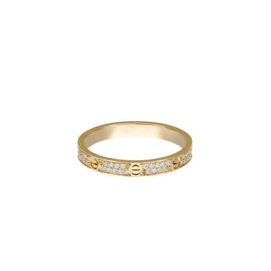 [Gaonasi Jewelry]LOVE RING 2.65MM DIAMOND