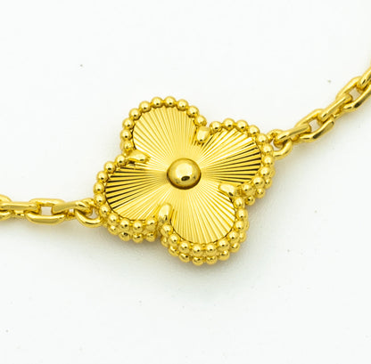 [Gaonasi] CLOVER 5 MOTIF LASER BRACELET COLLECTION