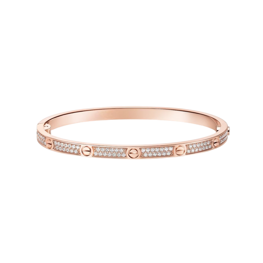 [Gaonasi Jewelry]LOVE BRACELET 3.65MM DIAMOND-PAVED