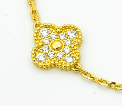 [Gaonasi] CLOVER 5 MOTIF LASER BRACELET COLLECTION