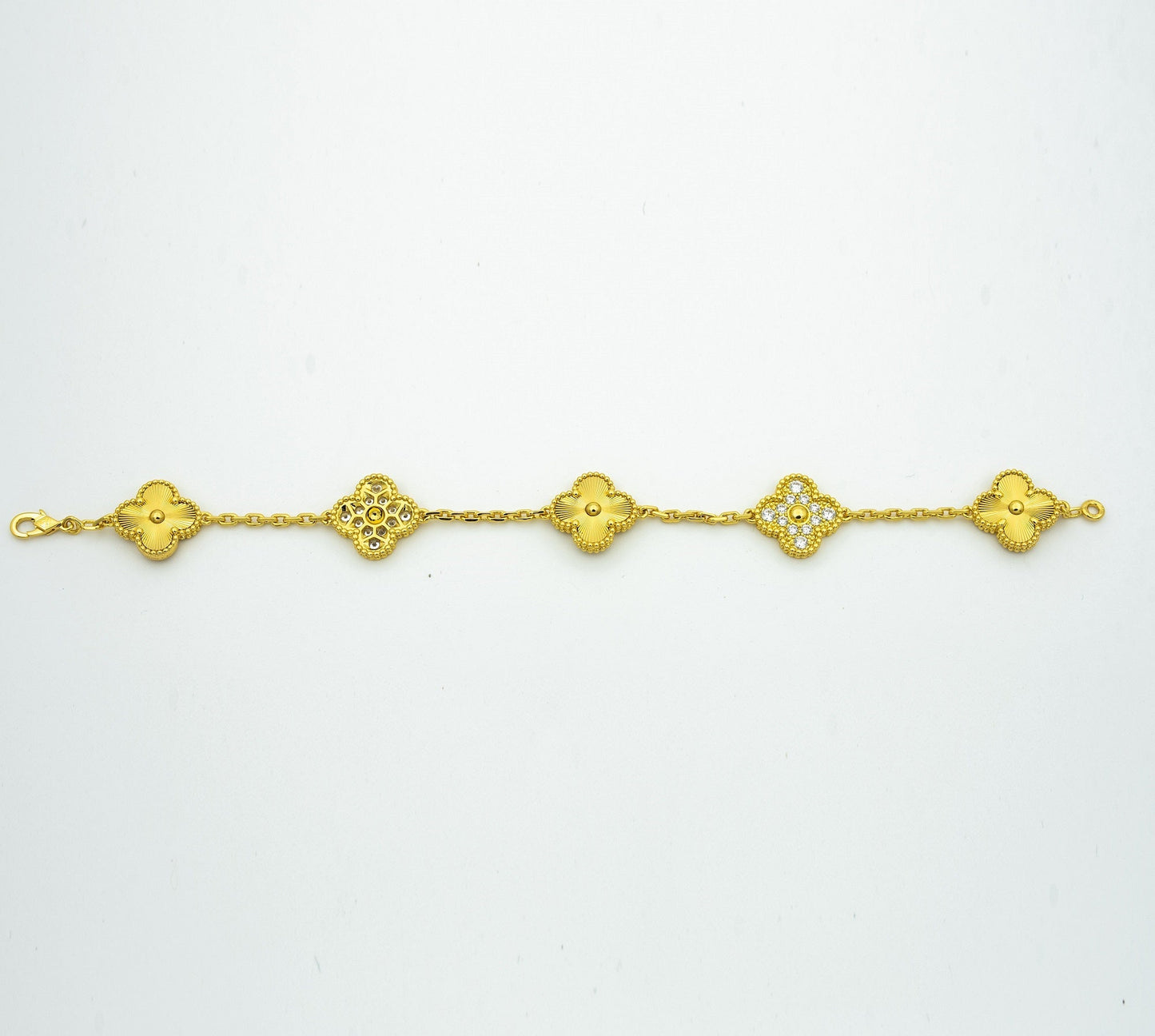 [Gaonasi] CLOVER 5 MOTIF LASER BRACELET COLLECTION