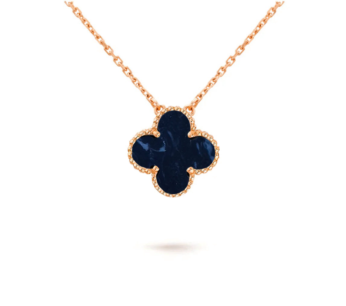 [Gaonasi]CLOVER 15MM SINGLE FLOWER NECKLACE COLLECTION
