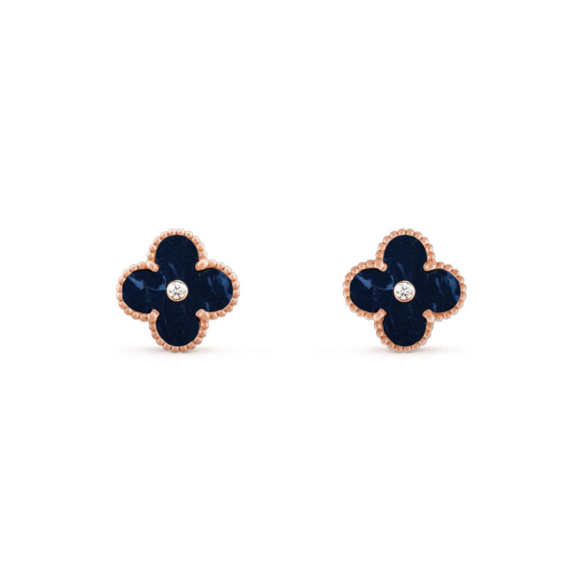 [Gaonasi]CLOVER  15MM DIAMOND EARRINGS COLLECTION