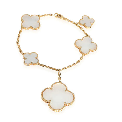 [Gaonasi]MAGIC CLOVER MOP GOLD BRACELET 5 MOTIFS