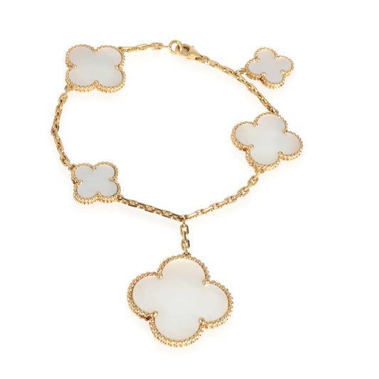 [Gaonasi]MAGIC CLOVER MOP GOLD BRACELET 5 MOTIFS