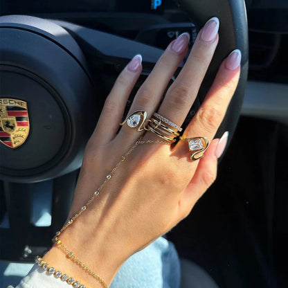 [Gaonasi]Dara Diamond Ring Stack