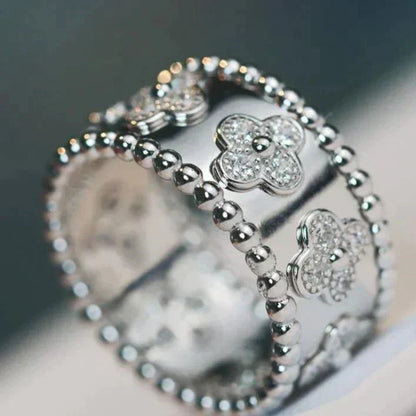 [Gaonasi]CLOVER KALEIDOSCOPE RING 10MM